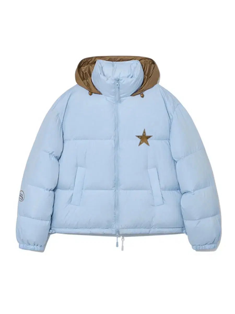 Kijun Padded Hood Jacket UNISEX Sky Blue